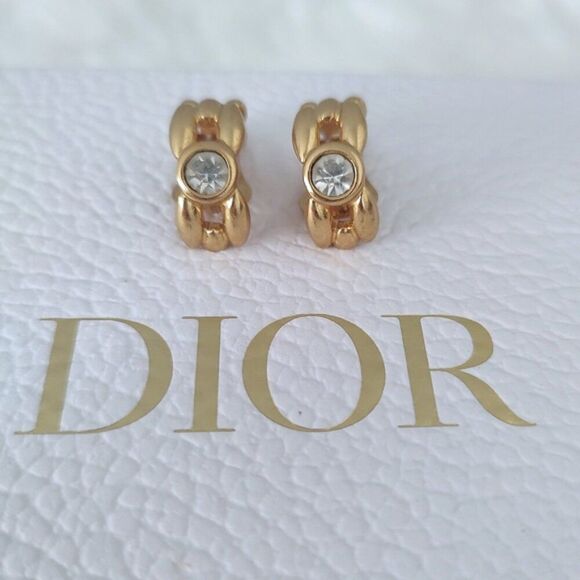 CHRISTIAN DIOR vintage earrings EUC - Picture 2 of 9